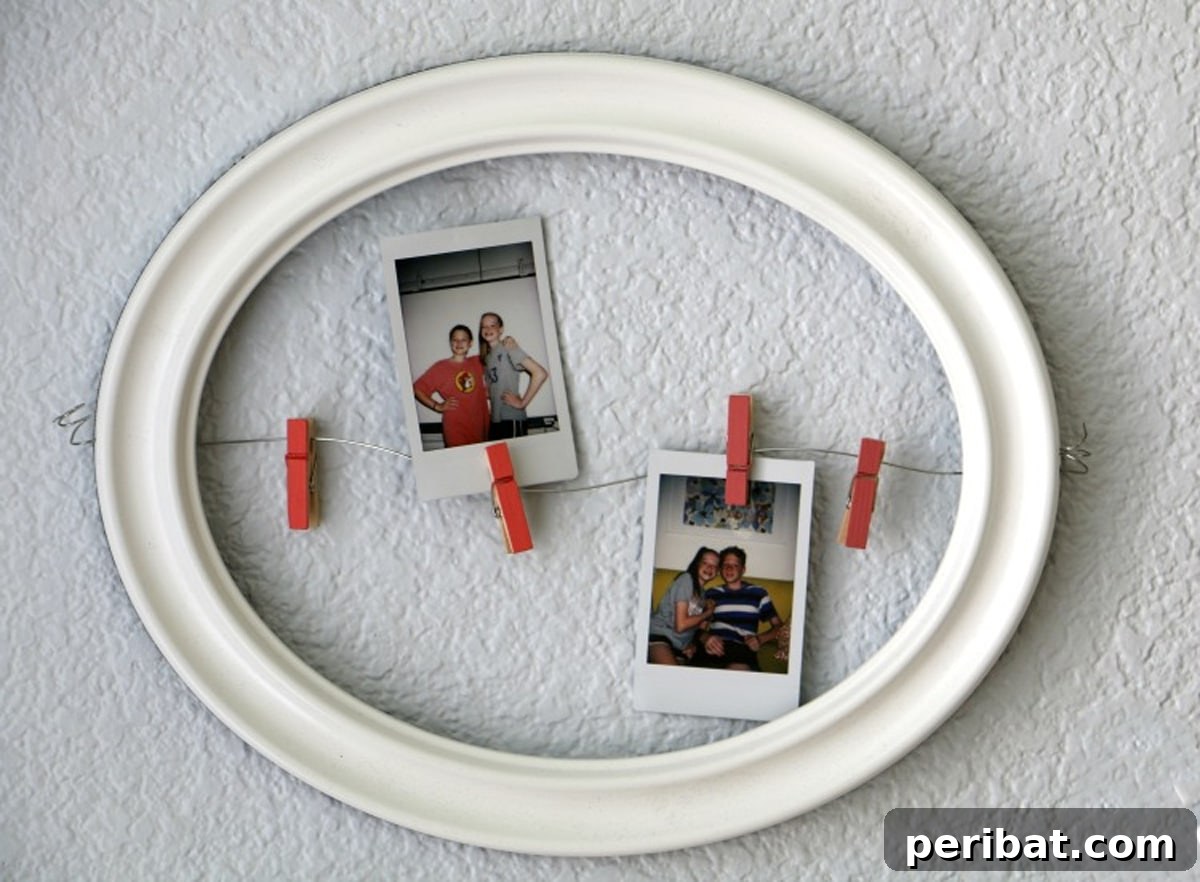 43 Creative DIY Photo Display Solutions 35 polaroid photo hanger