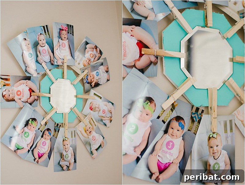 43 Creative DIY Photo Display Solutions 36 clothespin mirror picture hanger