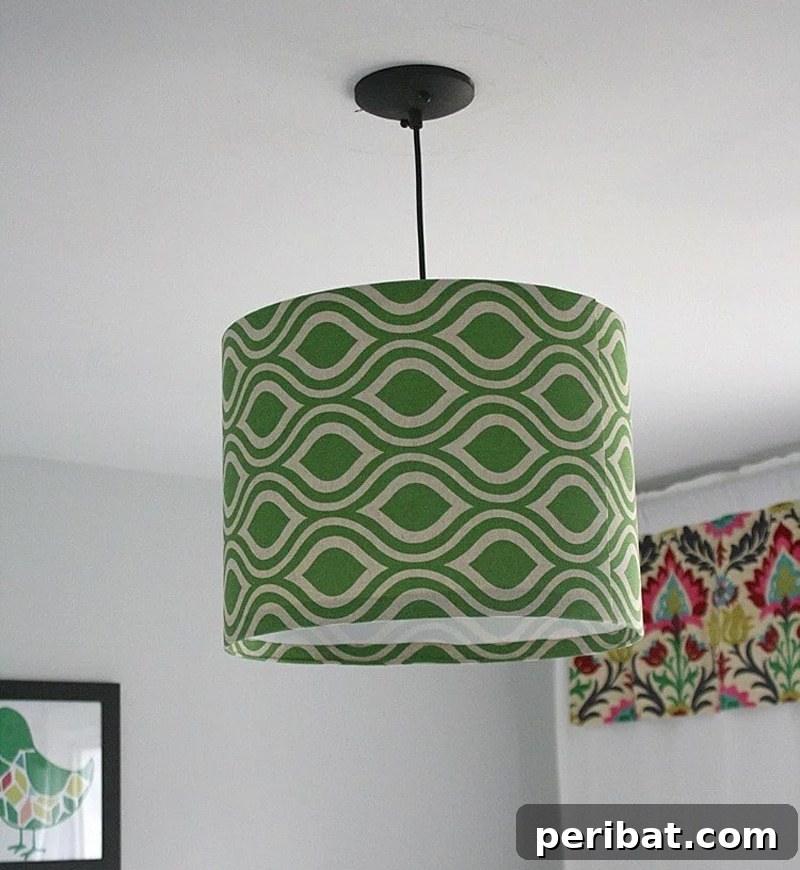 stylish pendant light green