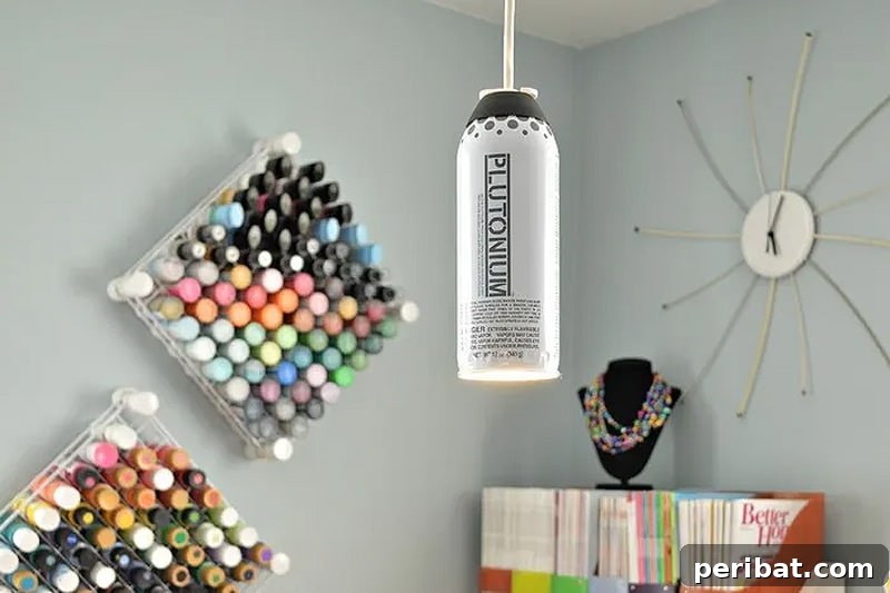 plutonium can pendant lamp