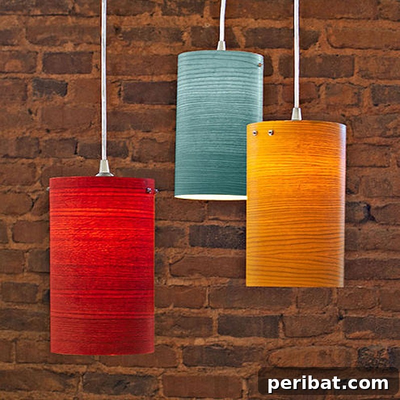 three elegant and unique pendant lights