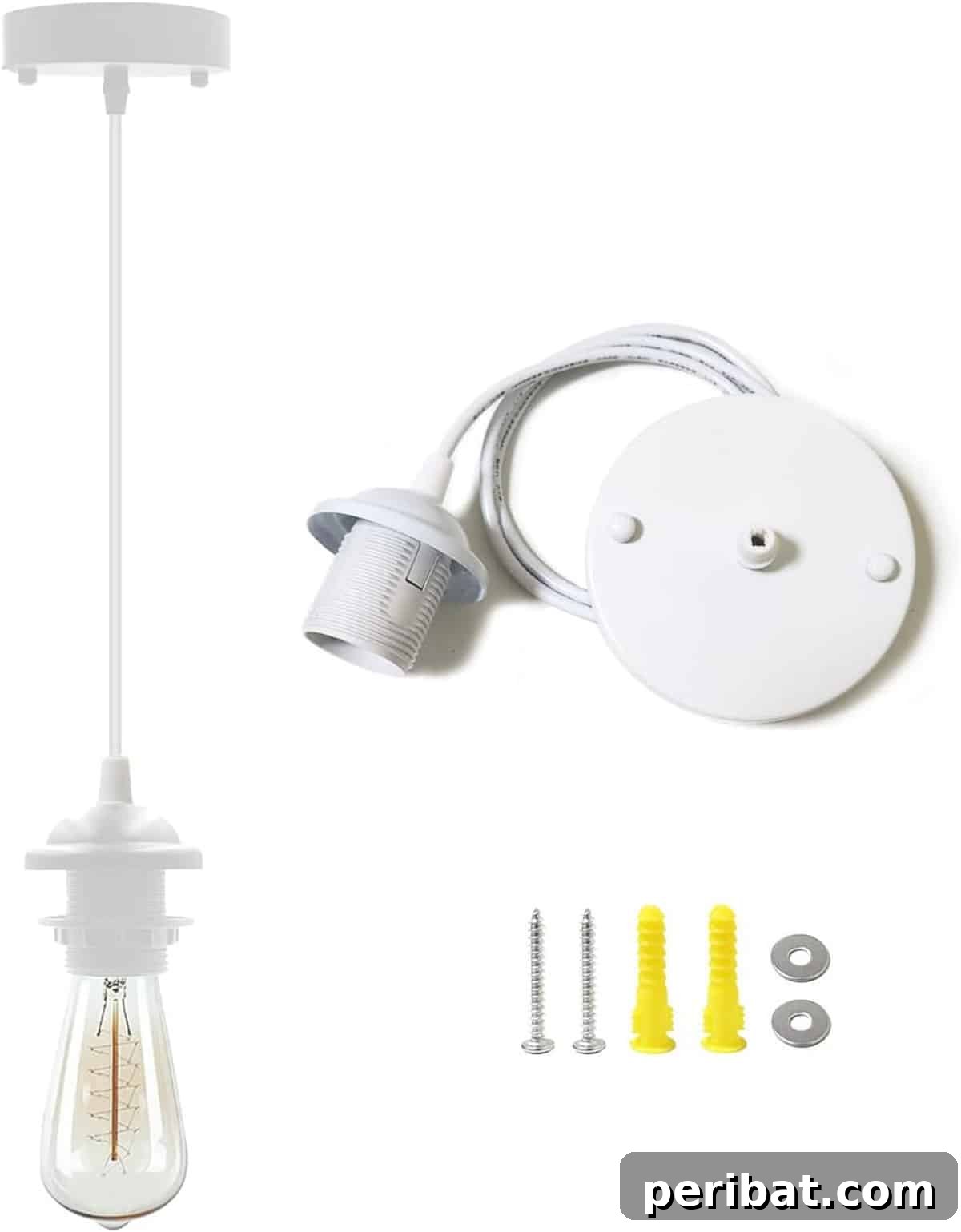 versatile industrial pendant light kit