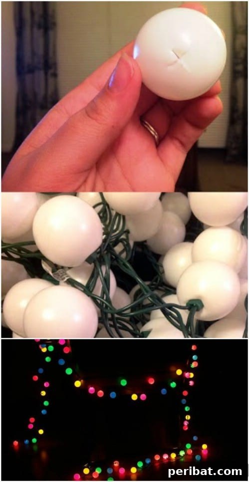 Ping Pong Ball Lights
