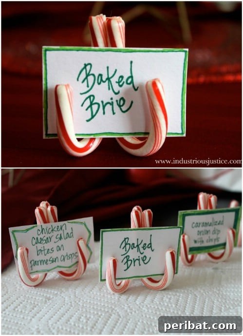 Candy Label Holder