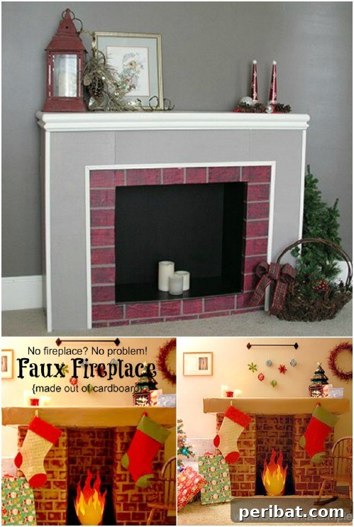 Faux Fireplace