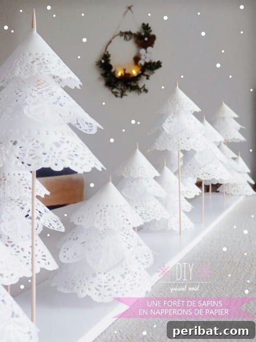 Paper Doily Forest