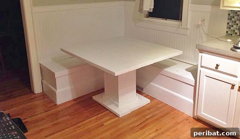 Craft Your Perfect Breakfast Corner 11 breakfast nook with storage white