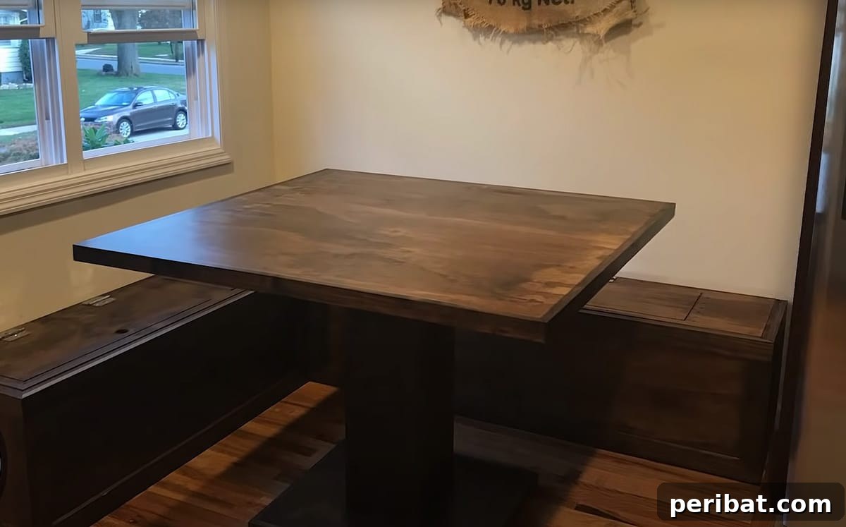 Craft Your Perfect Breakfast Corner 23 breakfast nook with storage