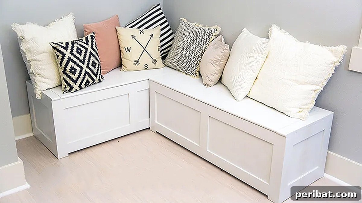 Craft Your Perfect Breakfast Corner 29 breakfast nook and storage bench
