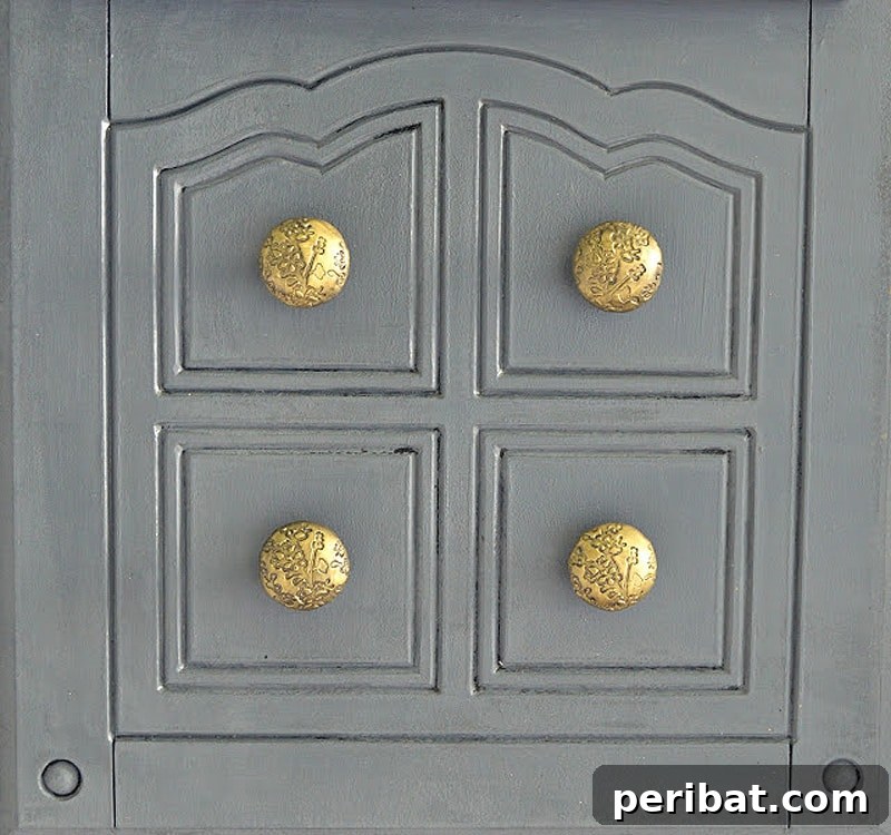 Custom patterned knobs made from polymer clay with an artistic finish.