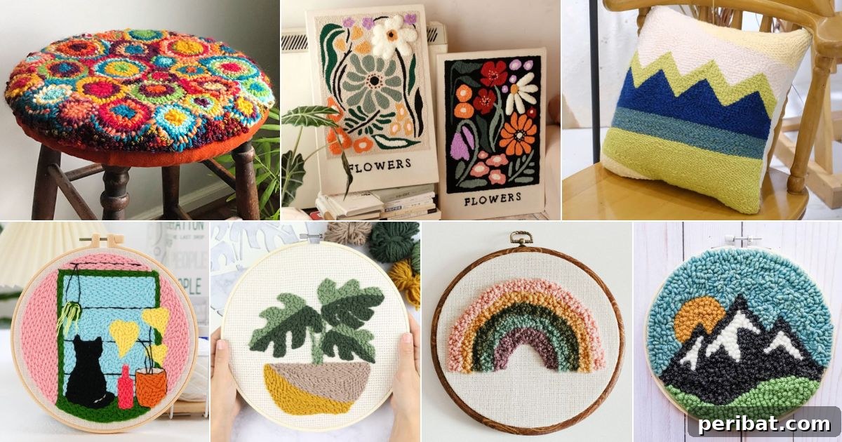 Discover the best DIY punch needle kits and tutorials for every skill level, from beginner patterns to advanced designs.
