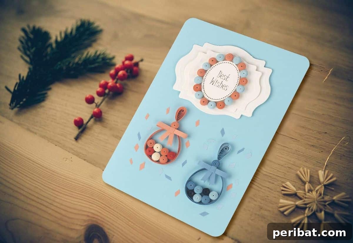 Comprehensive DIY Greeting Card-Making Kit, including colorful paper sheets and supplies for quilling crafts