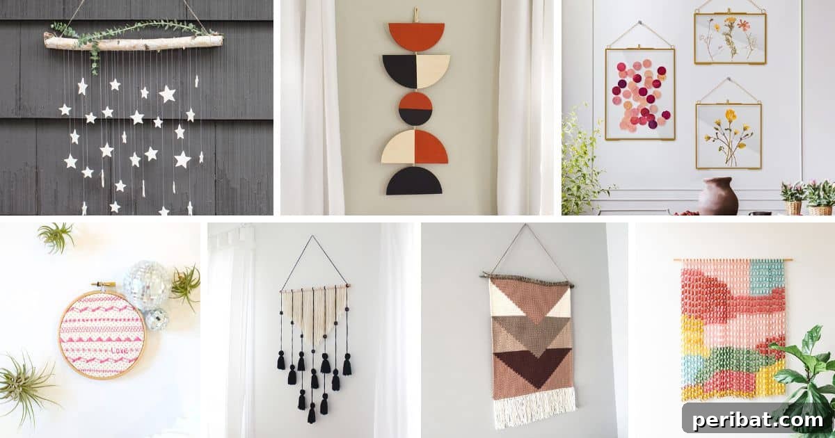 Diverse DIY hanging wall decor ideas for every home style.