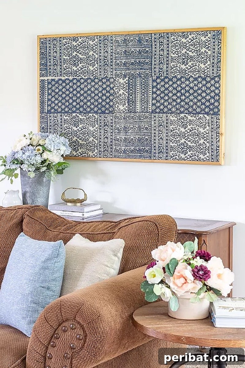 wall decor and table and chair set below