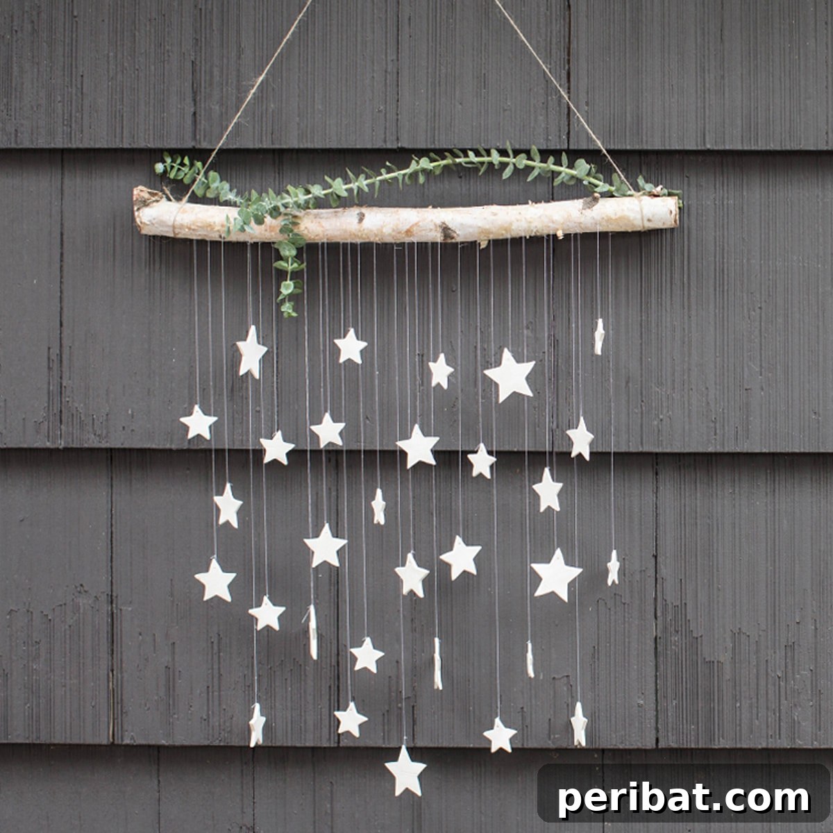 wall decor hanging clay stars