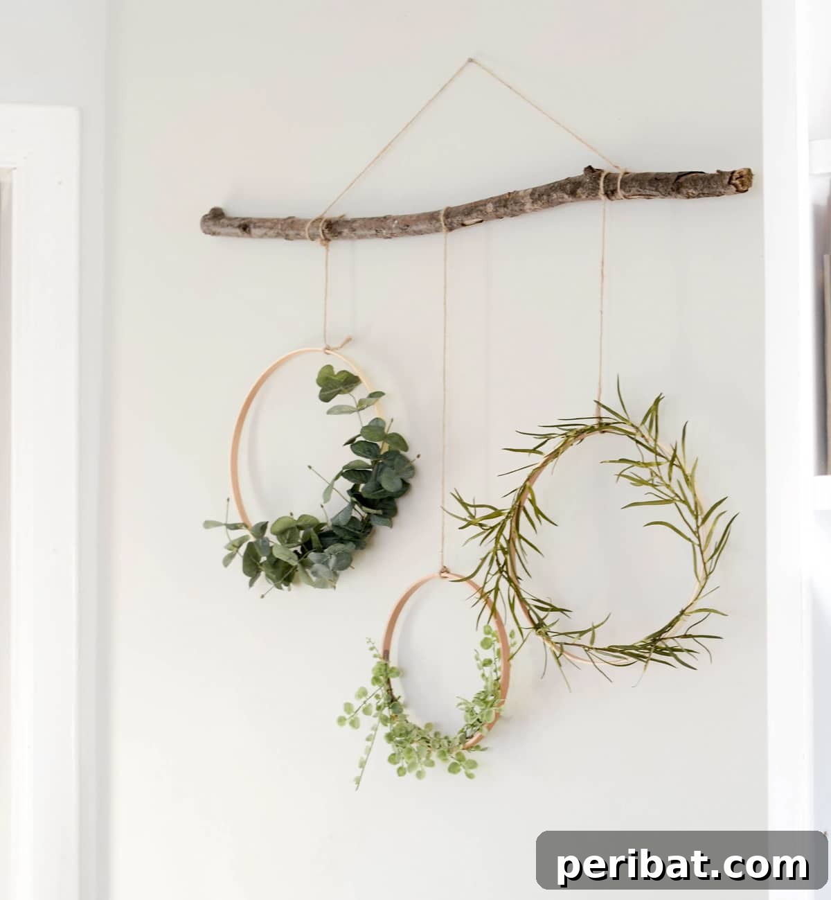 hanging wreaths wall decor