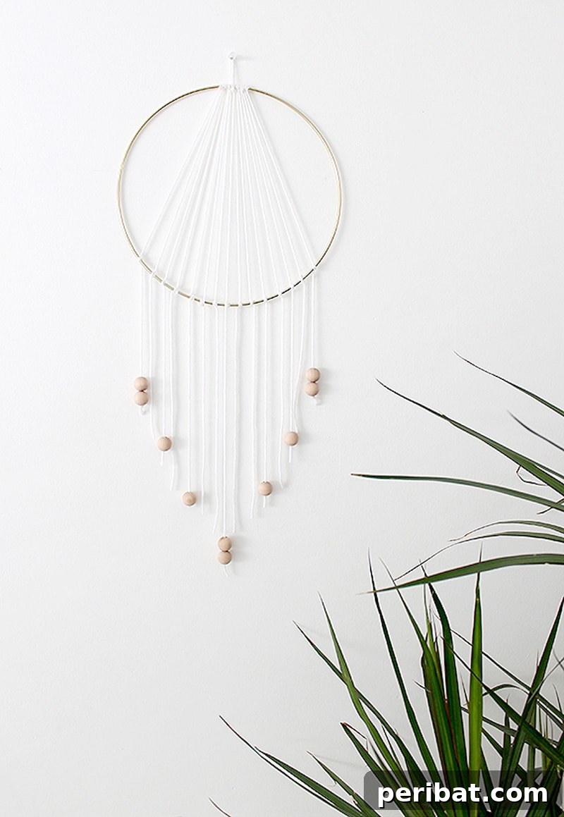 modern dreamcatcher hanging wall decor