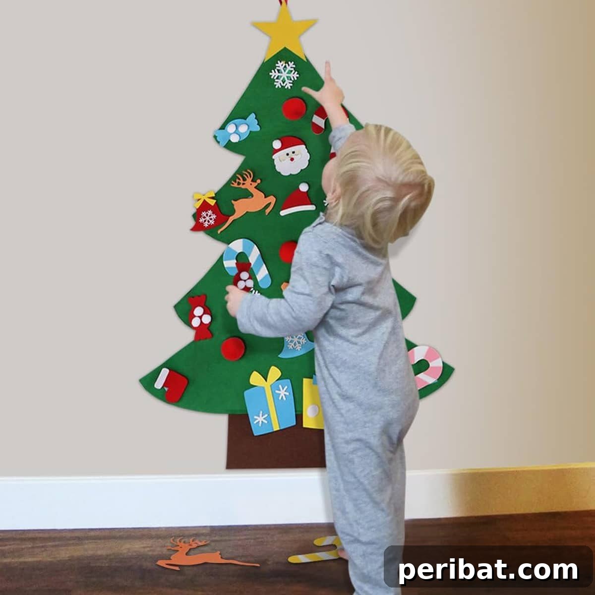 Christmas tree set hanging wall decorations