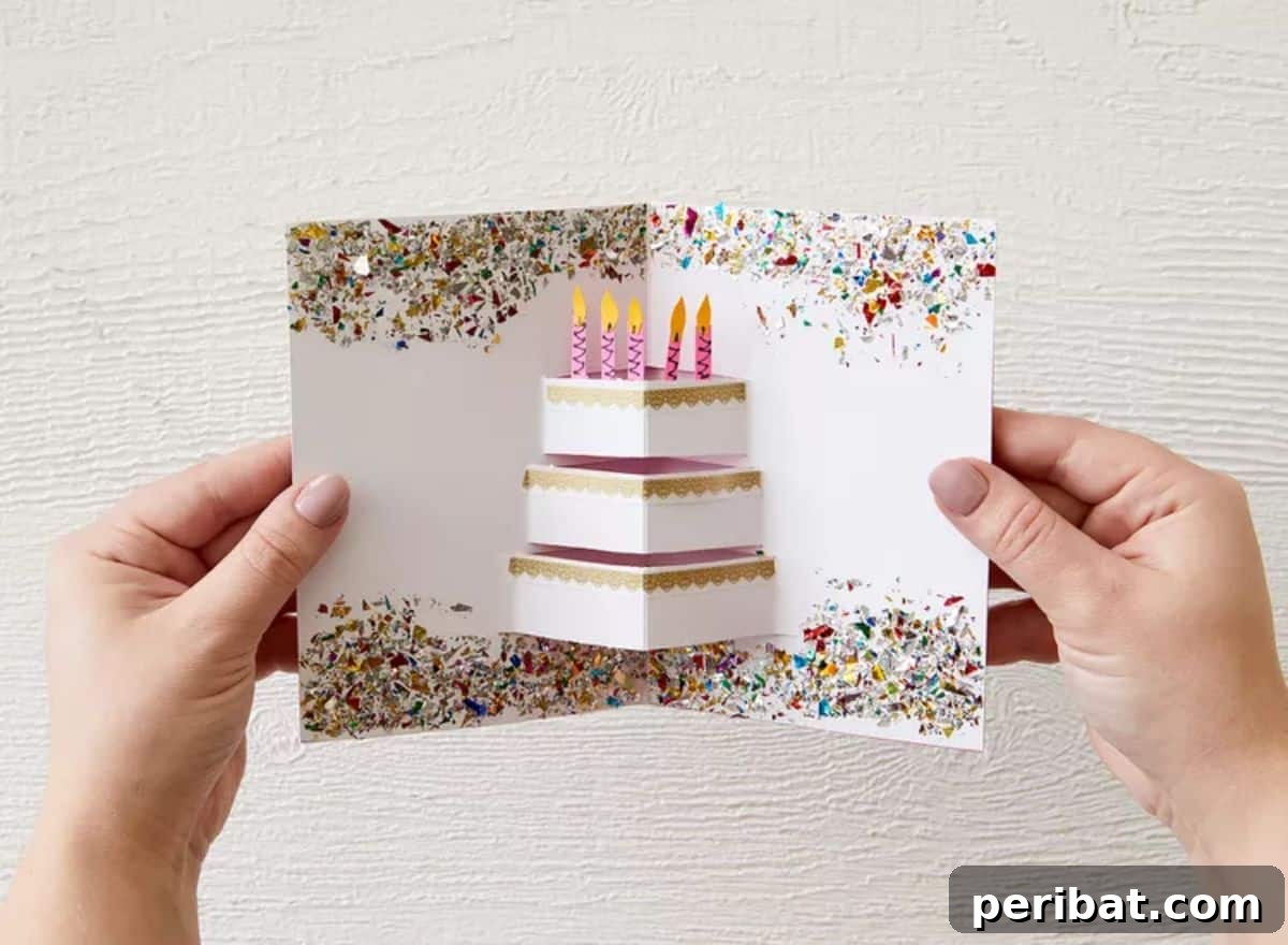 Craft 35 Stunning DIY Birthday Cards 12 DIY Pop-Out Birthday Card
