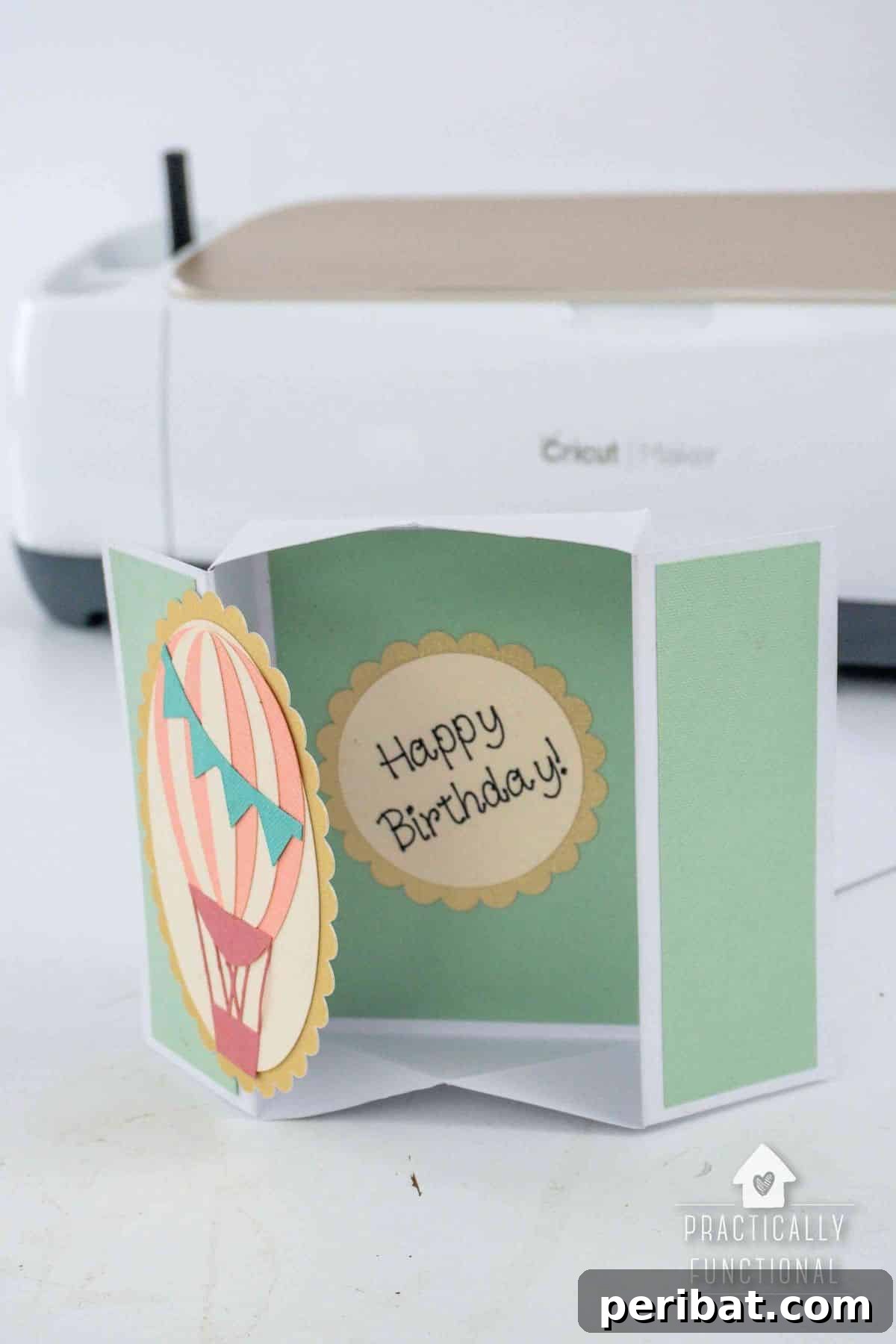 Craft 35 Stunning DIY Birthday Cards 20 DIY Pop-up Box Card With the Cricut Scoring Wheel