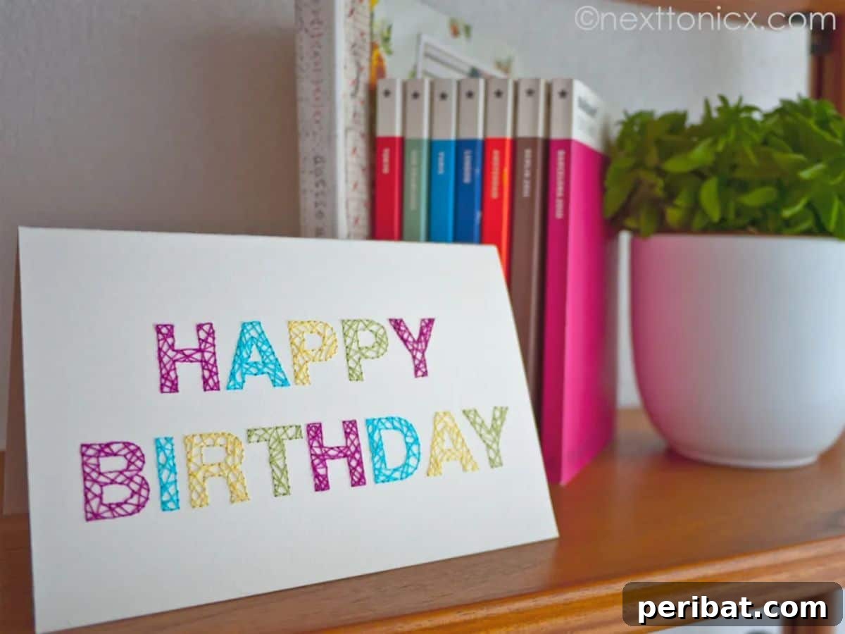Craft 35 Stunning DIY Birthday Cards 31 Amazing DIY Happy Birthday Card