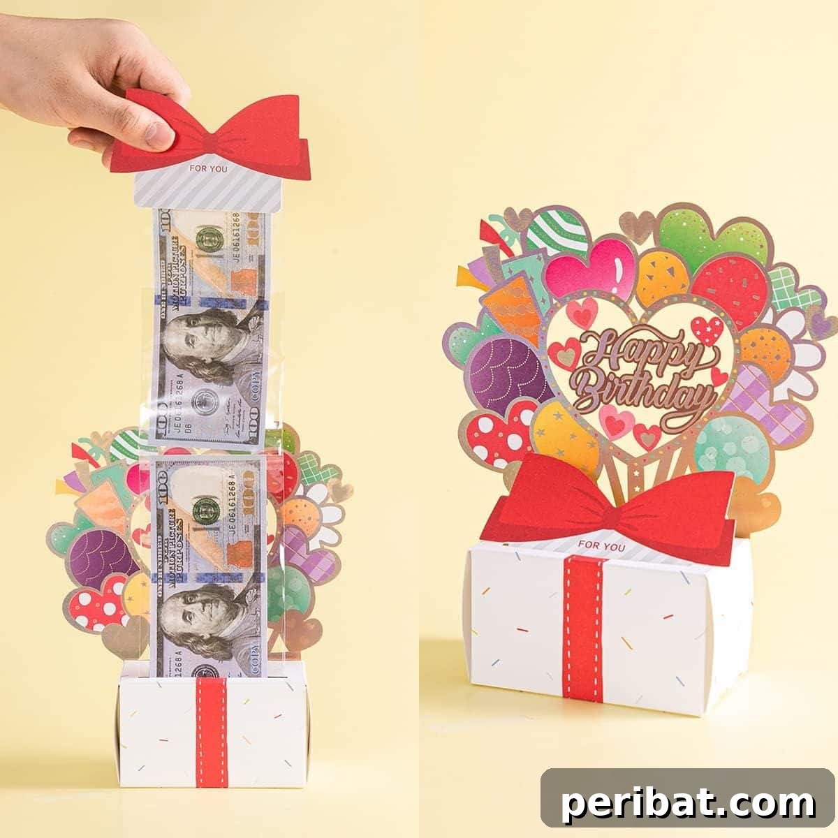 Craft 35 Stunning DIY Birthday Cards 35 Happy Birthday DIY Money Box Pull Out Kit for Cash