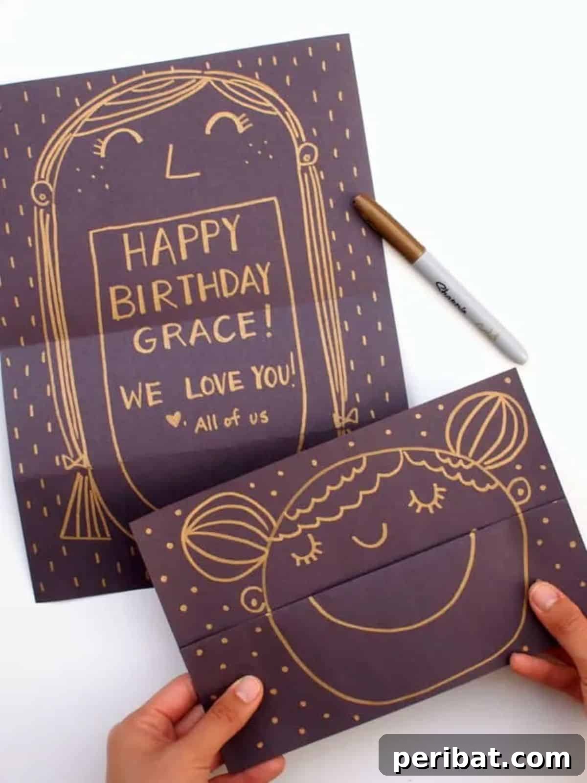 Craft 35 Stunning DIY Birthday Cards 5 DIY Surprise Message Card
