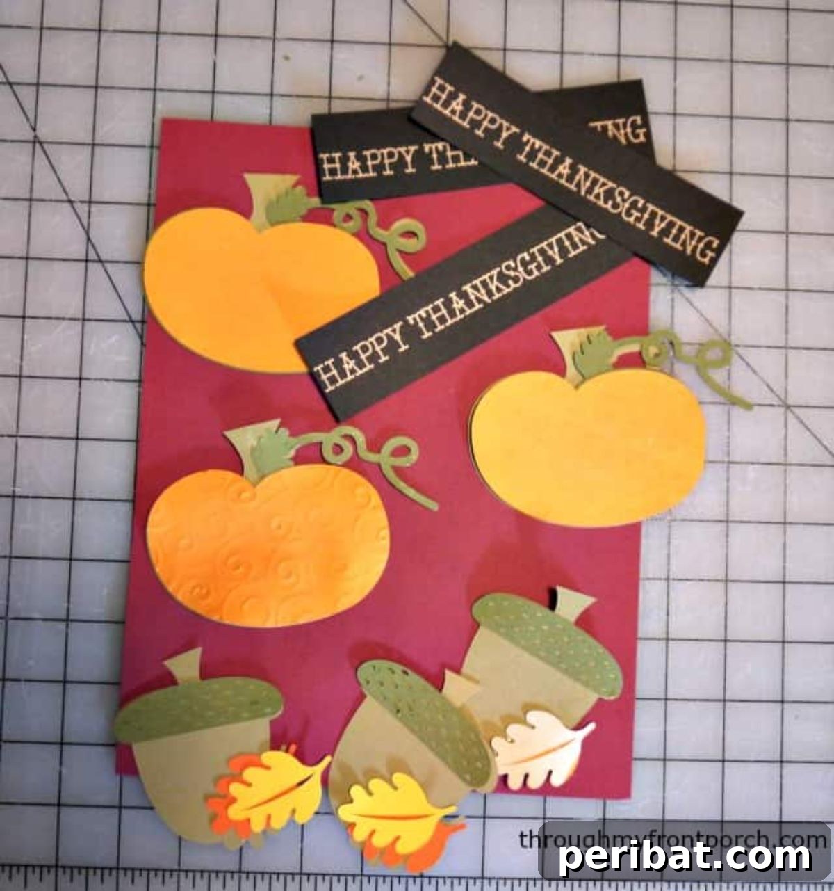 DIY Thanksgiving Cards With Cricut Explore
