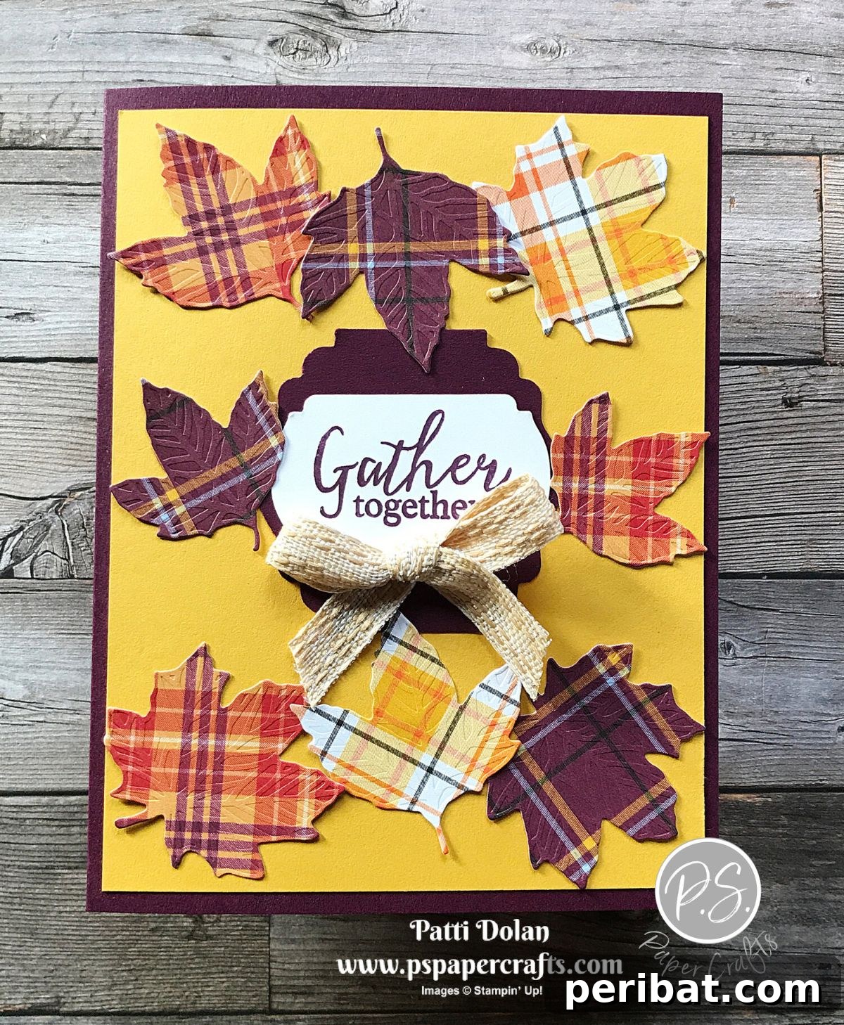 Best Gather Together DIY Thanksgiving Card