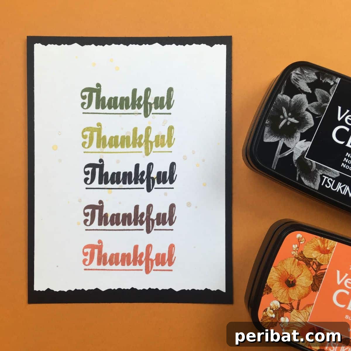 DIY Beginner Thanksgiving Card