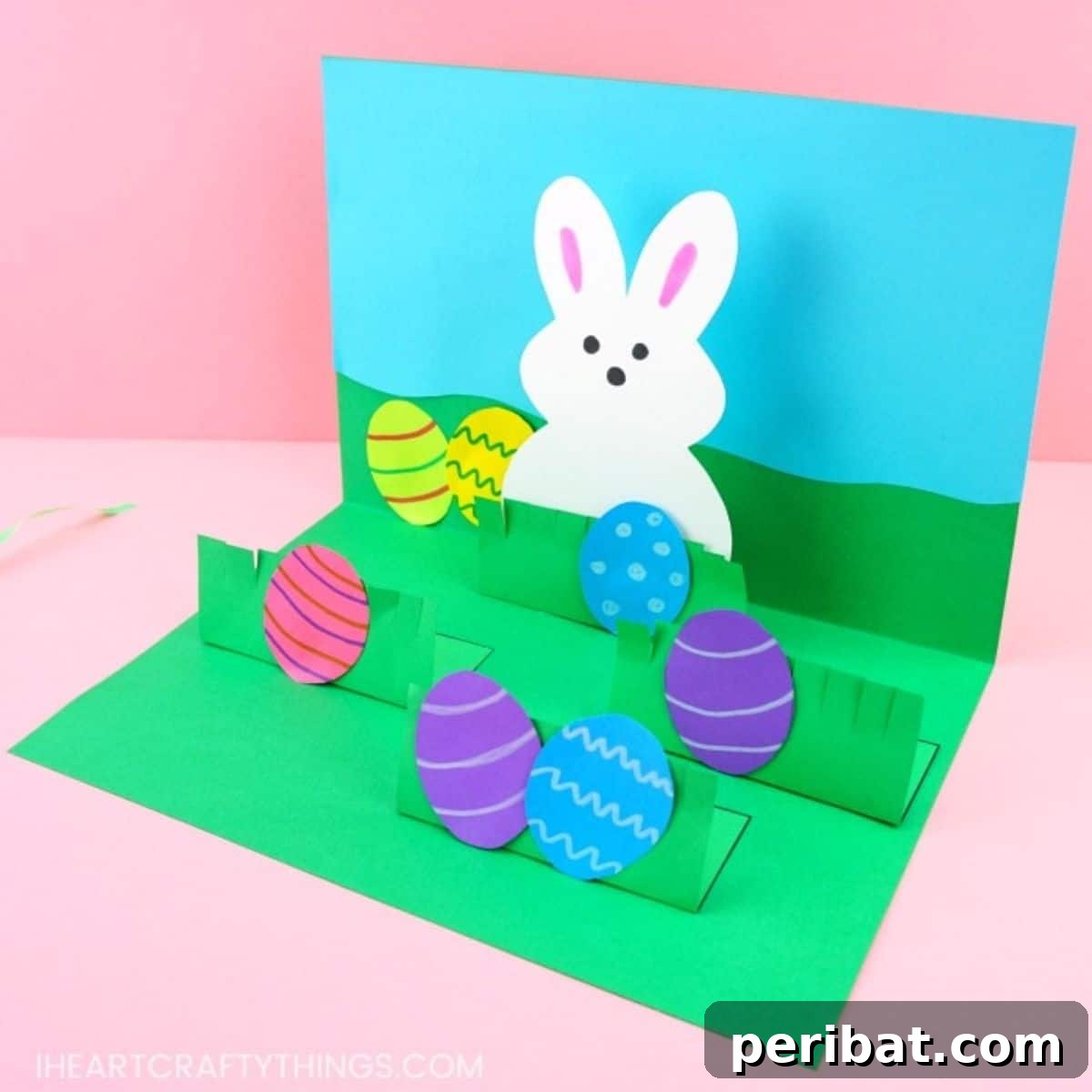 44 Handmade Easter Card Ideas 12 Pop-up Easter Bunny & Egg Card