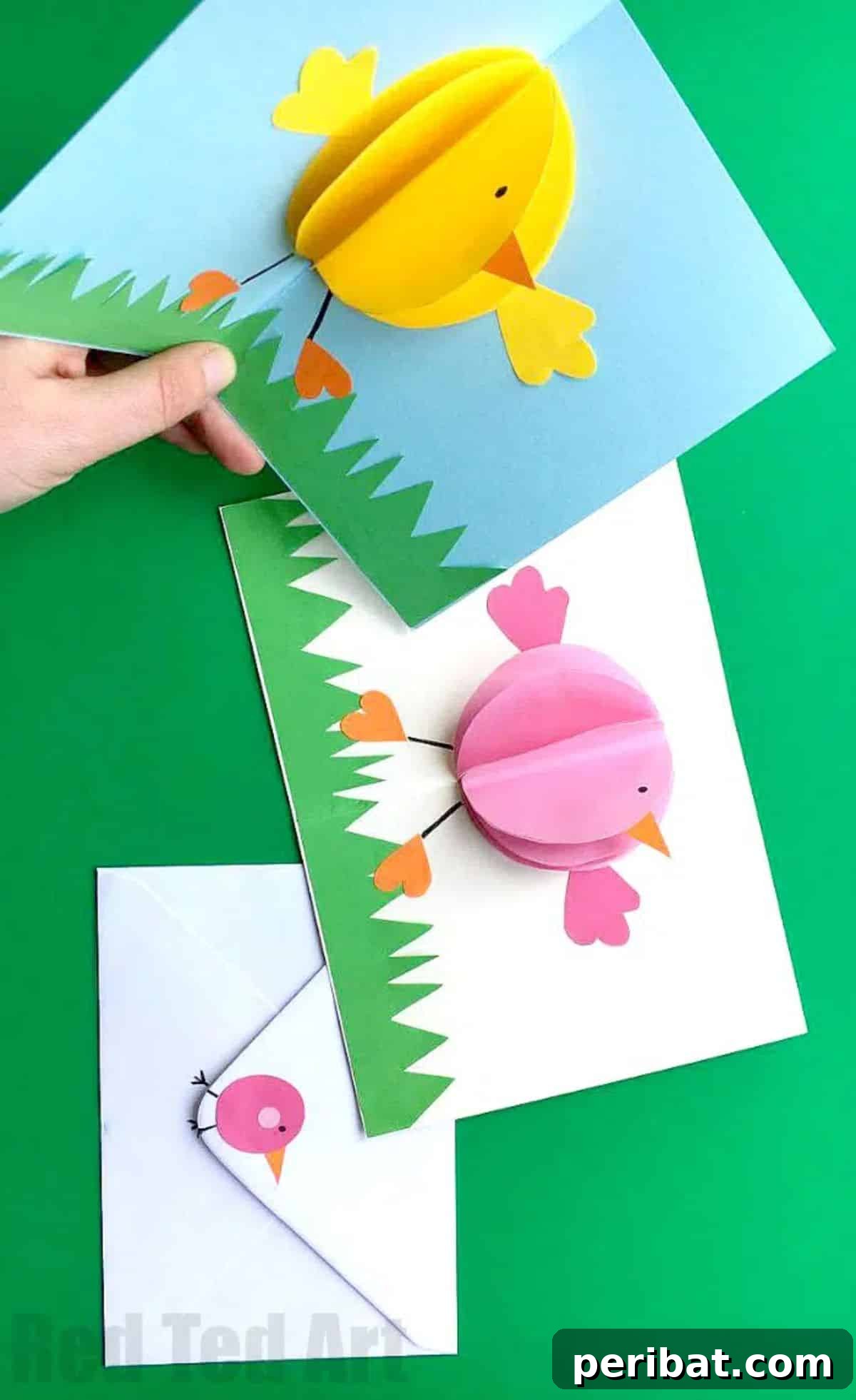 44 Handmade Easter Card Ideas 13 Pop-up Chick Easter Card