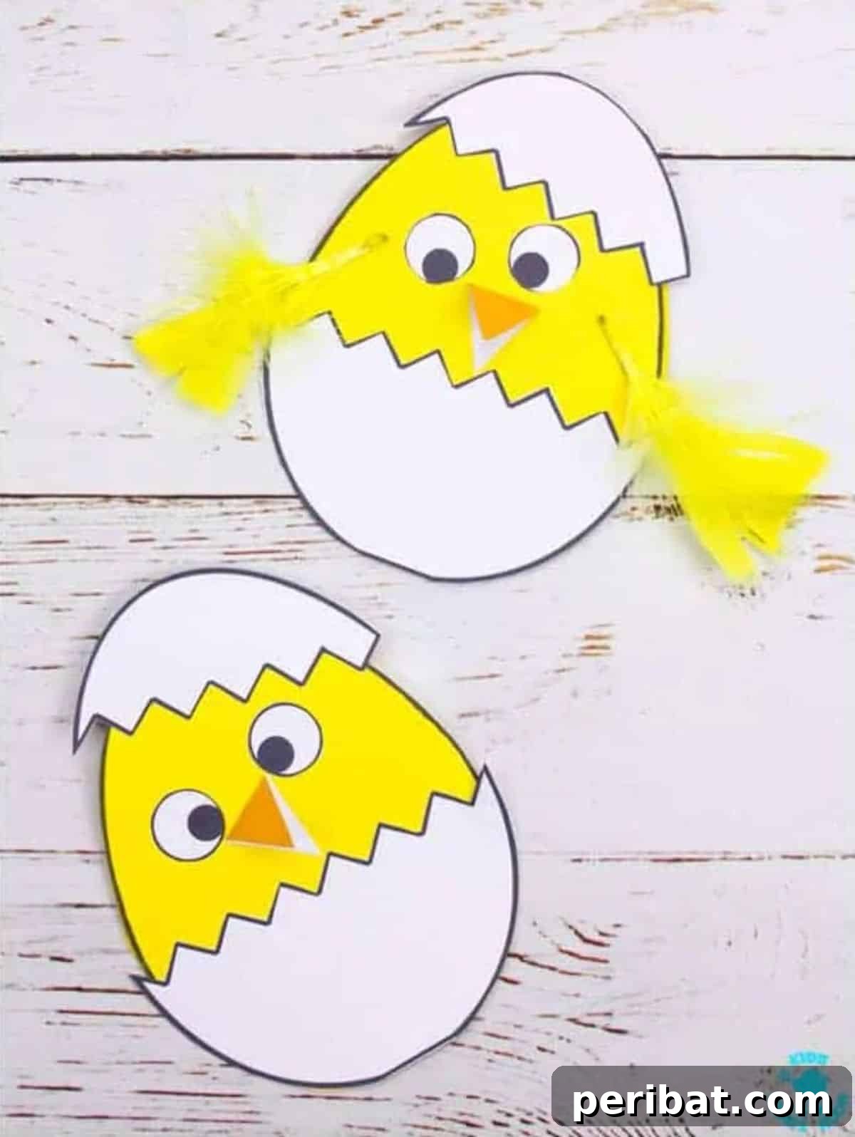44 Handmade Easter Card Ideas 14 Hatching Chick Easter Card Craft