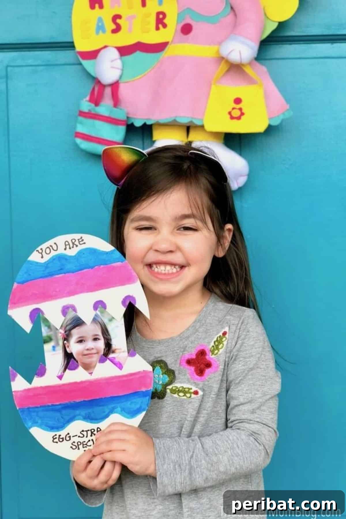 44 Handmade Easter Card Ideas 16 Pop-up Easter Egg Card With Child’s Photo