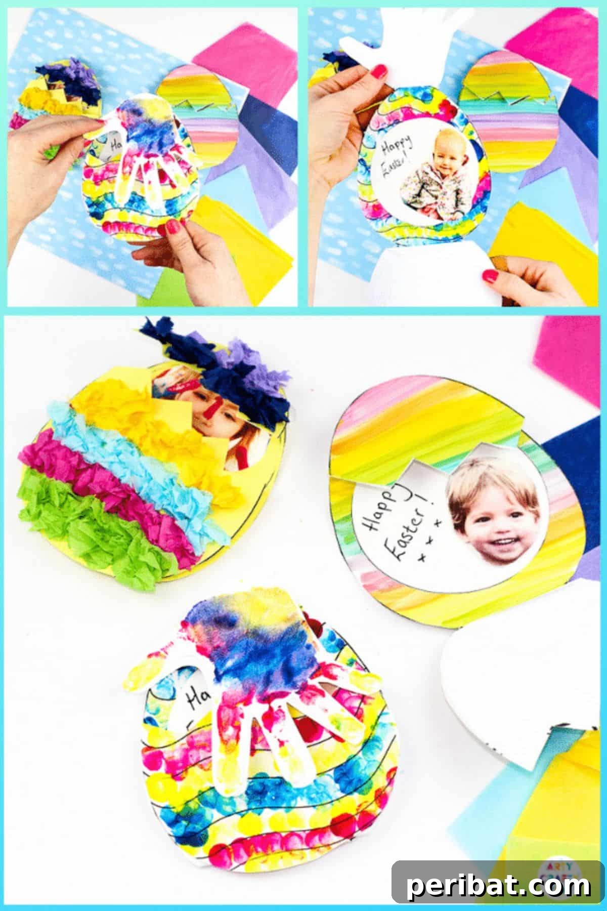 44 Handmade Easter Card Ideas 19 Photo Surprise Easter Egg Card