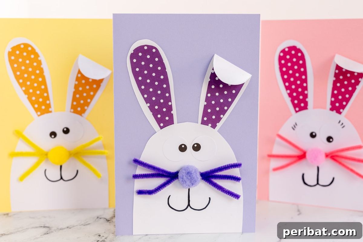44 Handmade Easter Card Ideas 31 DIY Easter Bunny Cards