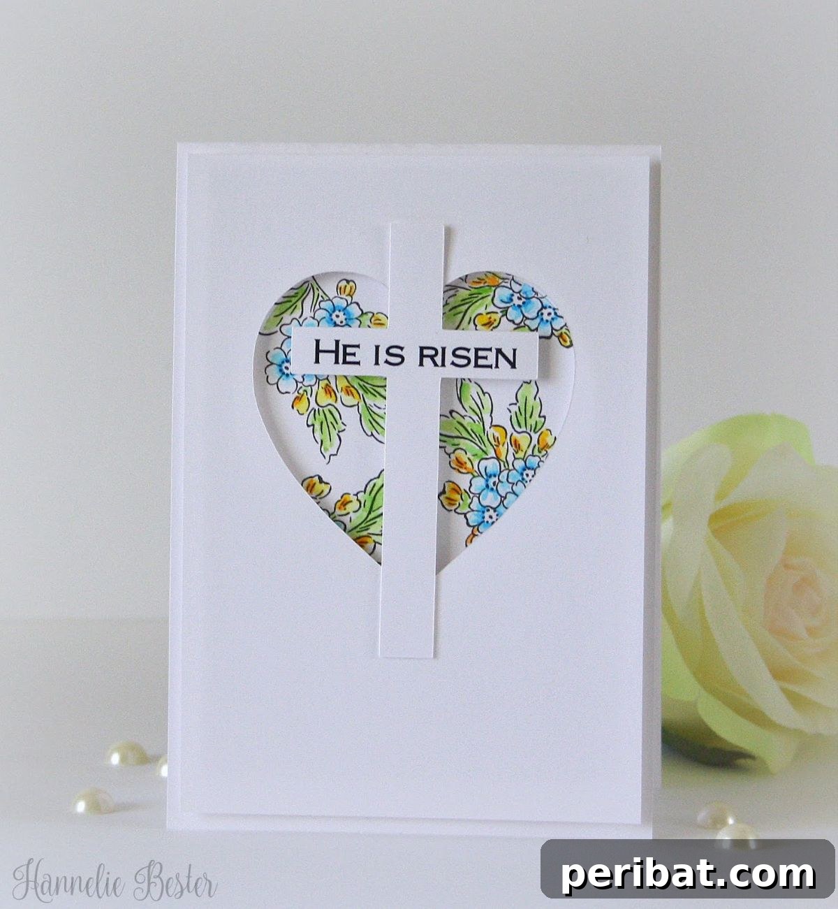 44 Handmade Easter Card Ideas 32 DIY Easter Card: He Is Risen