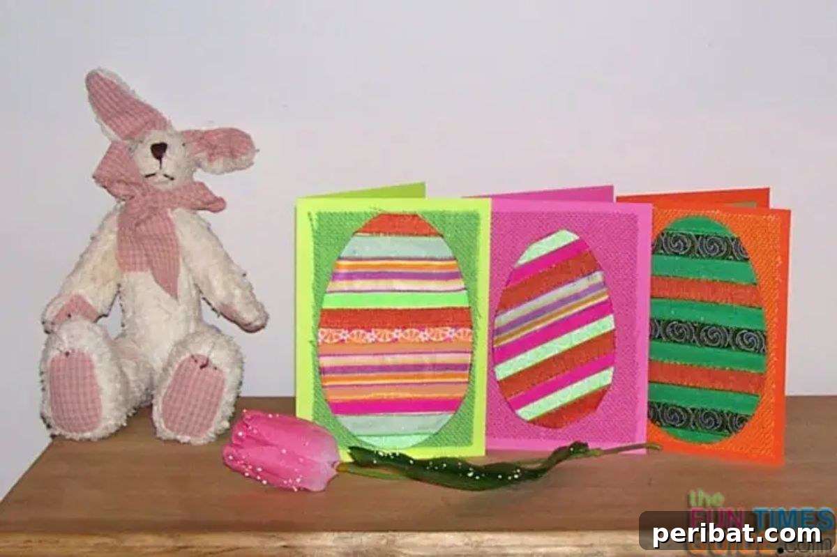 44 Handmade Easter Card Ideas 35 DIY Easter Cards: Fun Easter Card Ideas Using Ribbon and Burlap