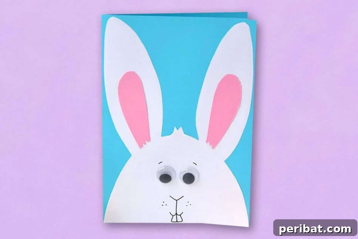 44 Handmade Easter Card Ideas 7 Brilliant Bunny Easter Card