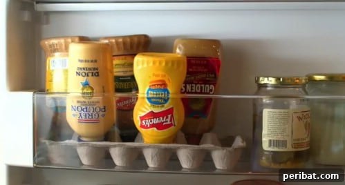 Egg Carton Condiment Caddy for Fridge Organization