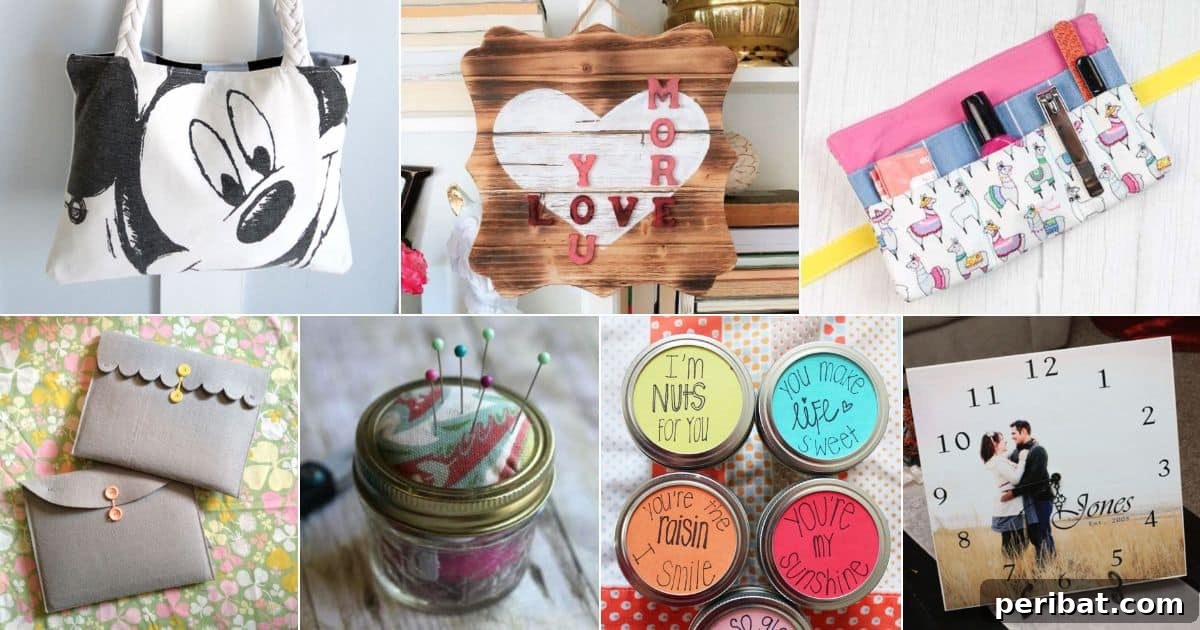 Creative and thoughtful DIY gifts for girlfriend, homemade personalized presents