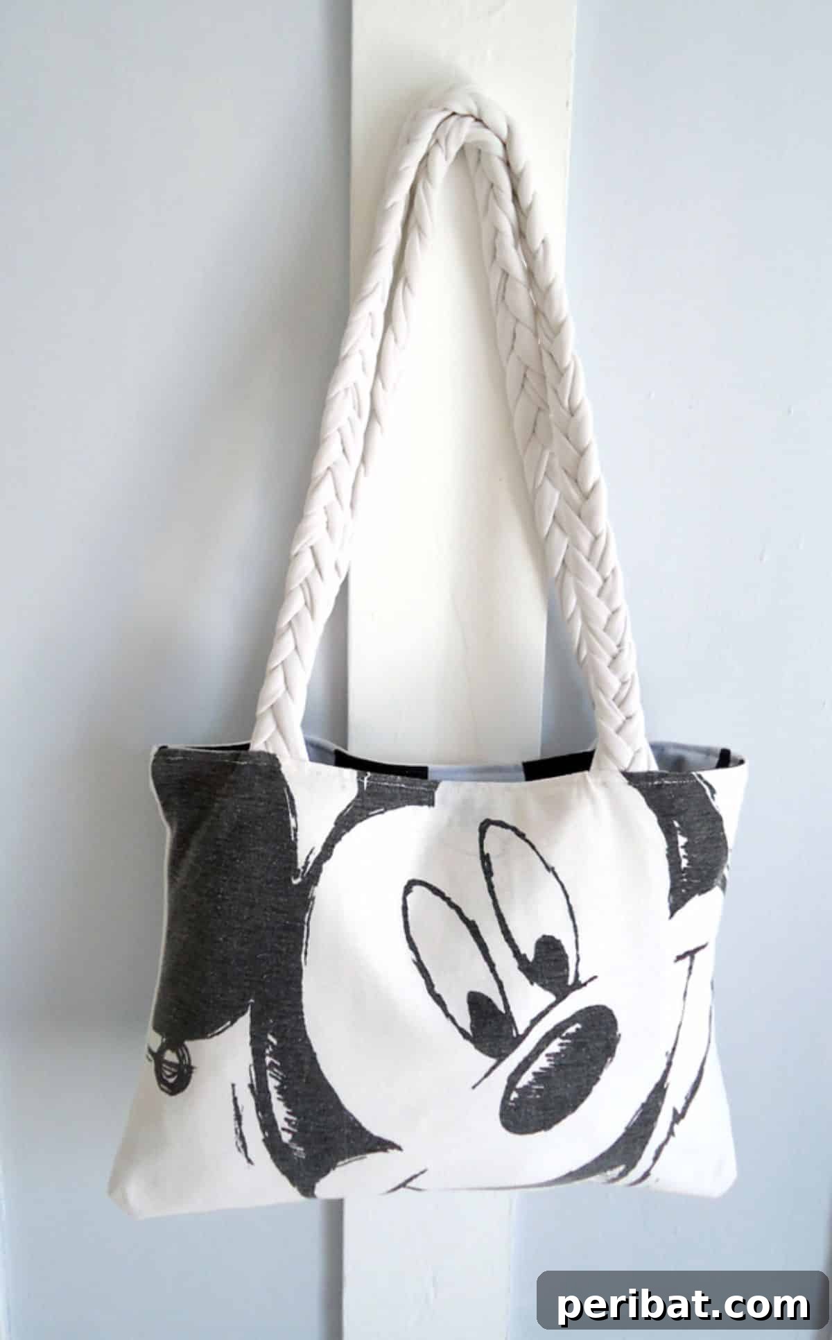 DIY upcycled T-shirt bag, no-sew tote, eco-friendly handmade gift for girlfriend