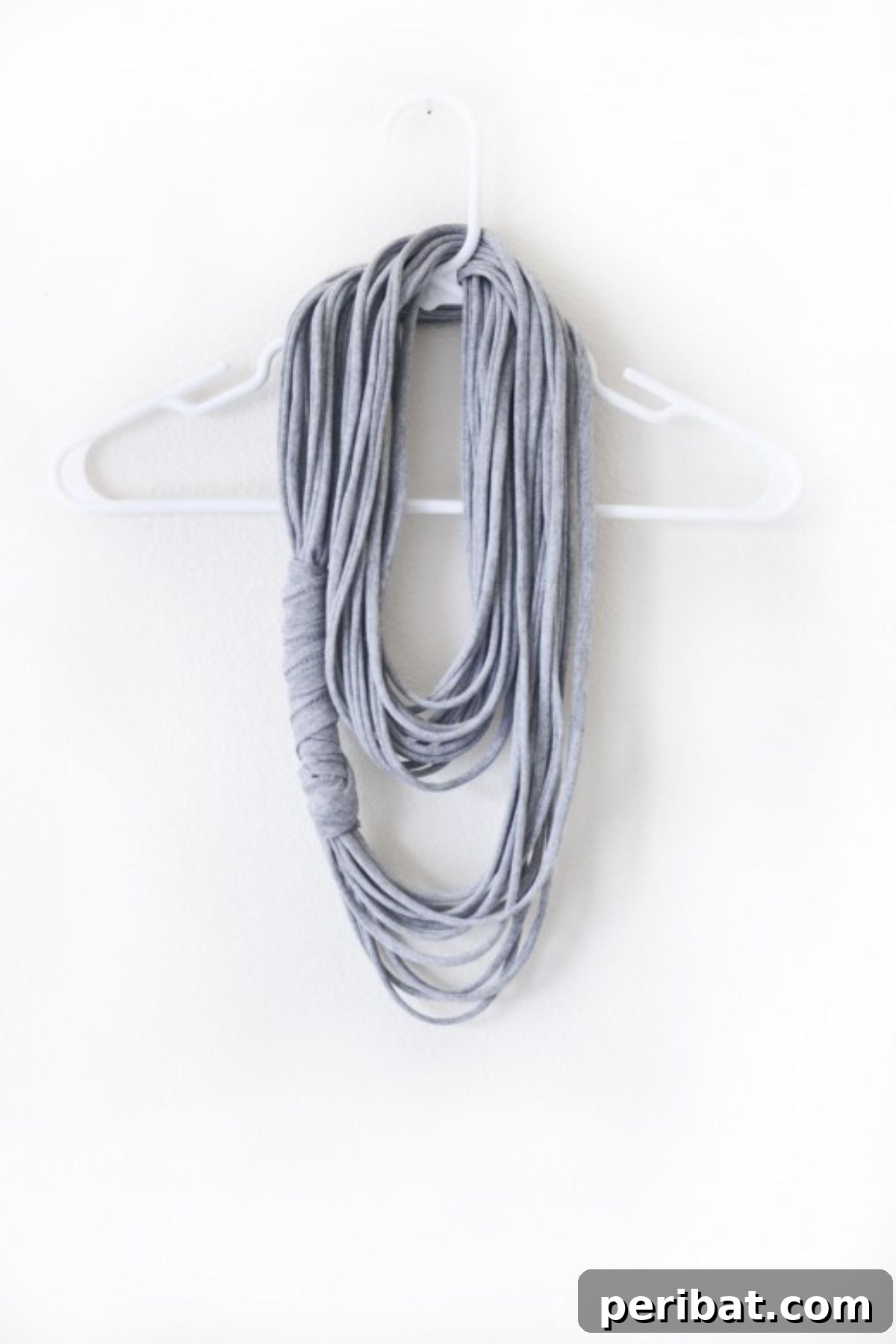 DIY multi-strand scarf, handmade fashion accessory, versatile gift for girlfriend