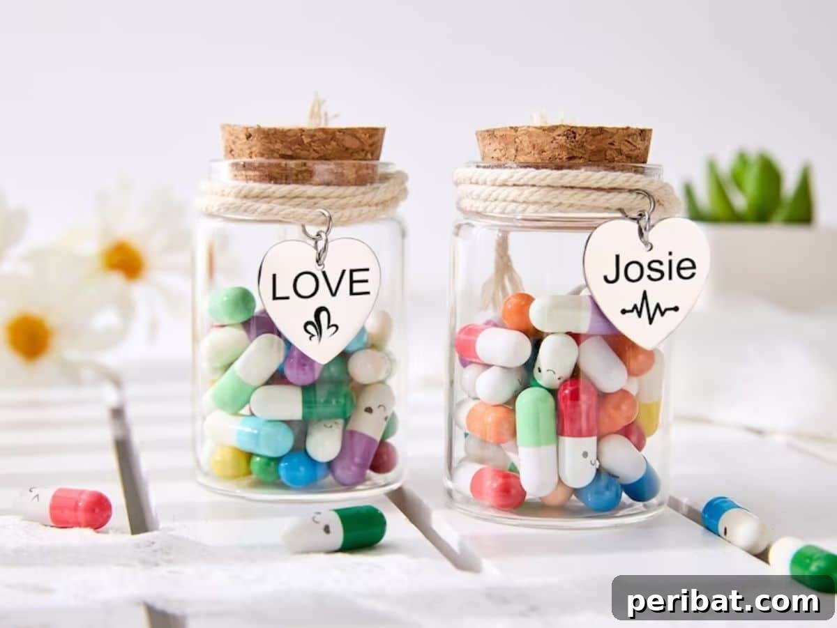Love messages in a jar, personalized romantic notes, sentimental gift for girlfriend