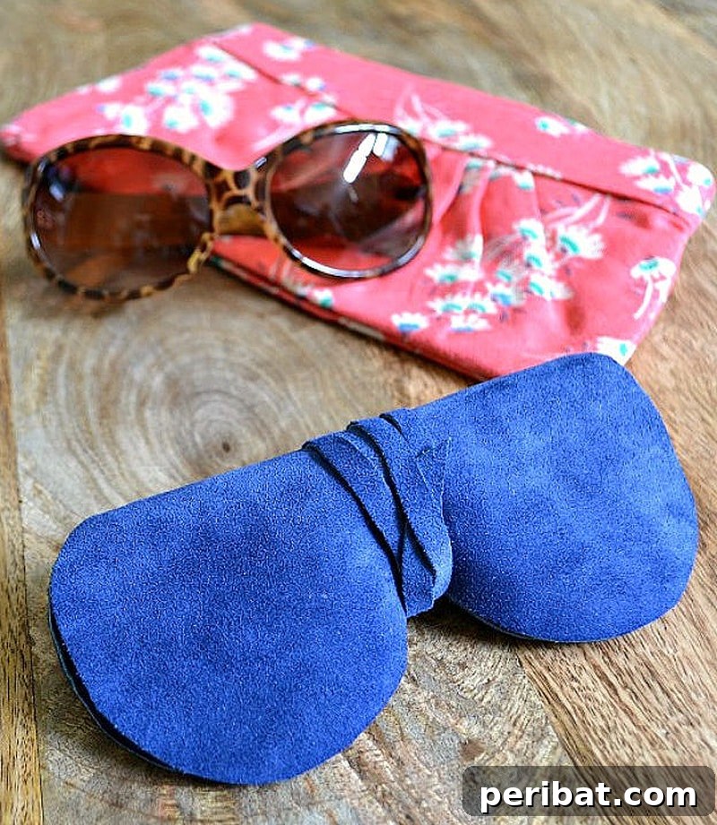 Craft Your Own Stylish Sunglass Cases 20 sunglasses case in blue and red