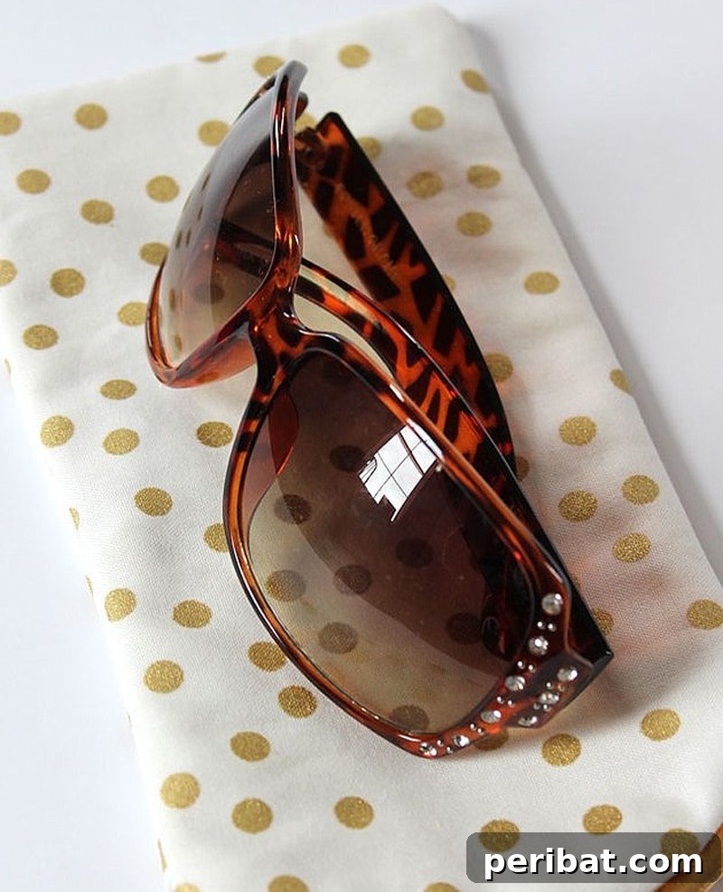 Craft Your Own Stylish Sunglass Cases 29 sunglasses case with polka dots and glasses