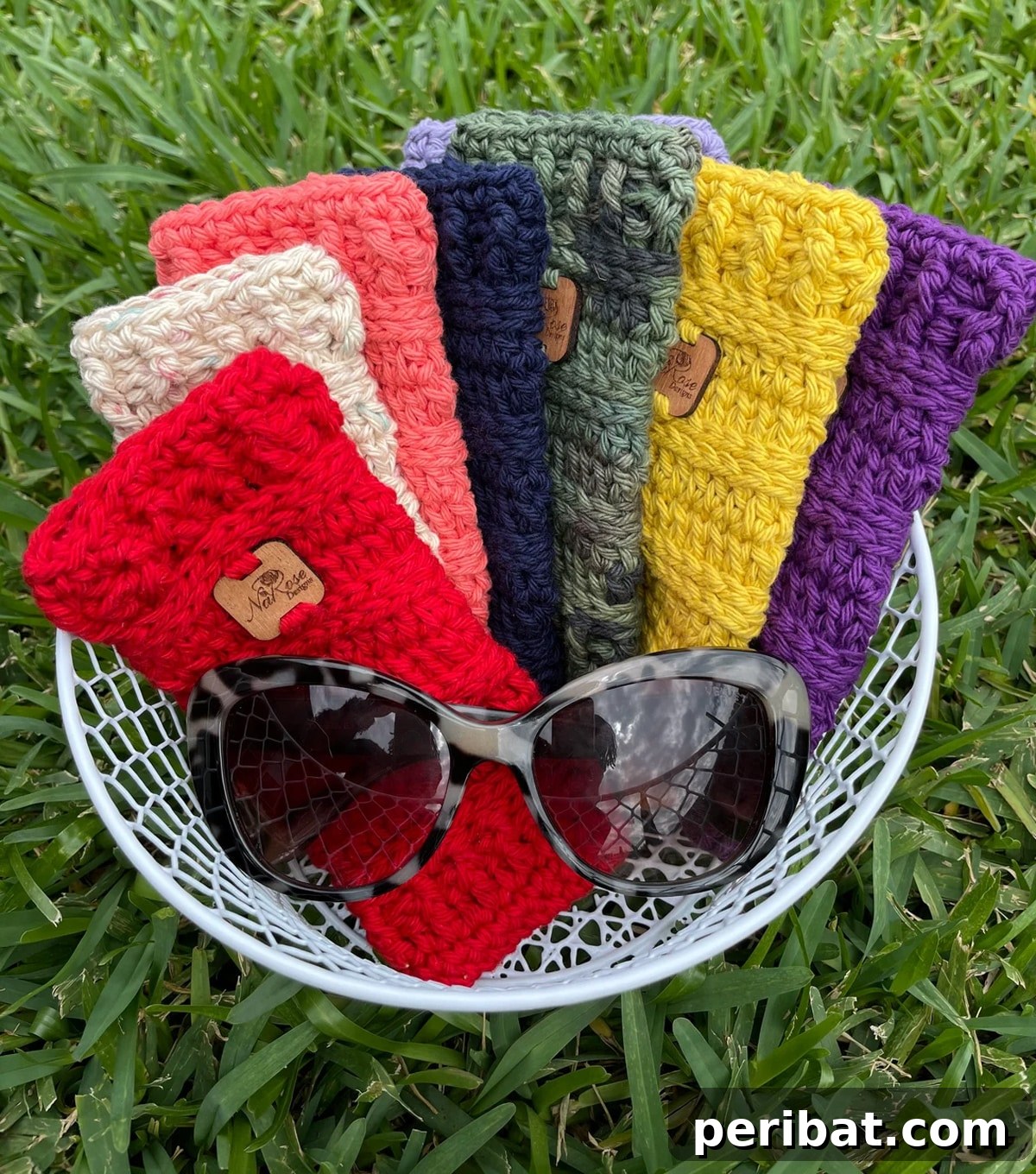 Craft Your Own Stylish Sunglass Cases 32 wool glasses bag in basket