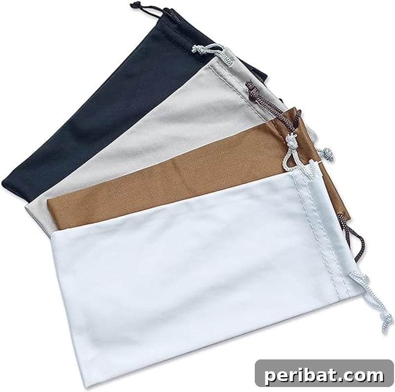 Craft Your Own Stylish Sunglass Cases 36 four microfiber sunglasses storage pouch