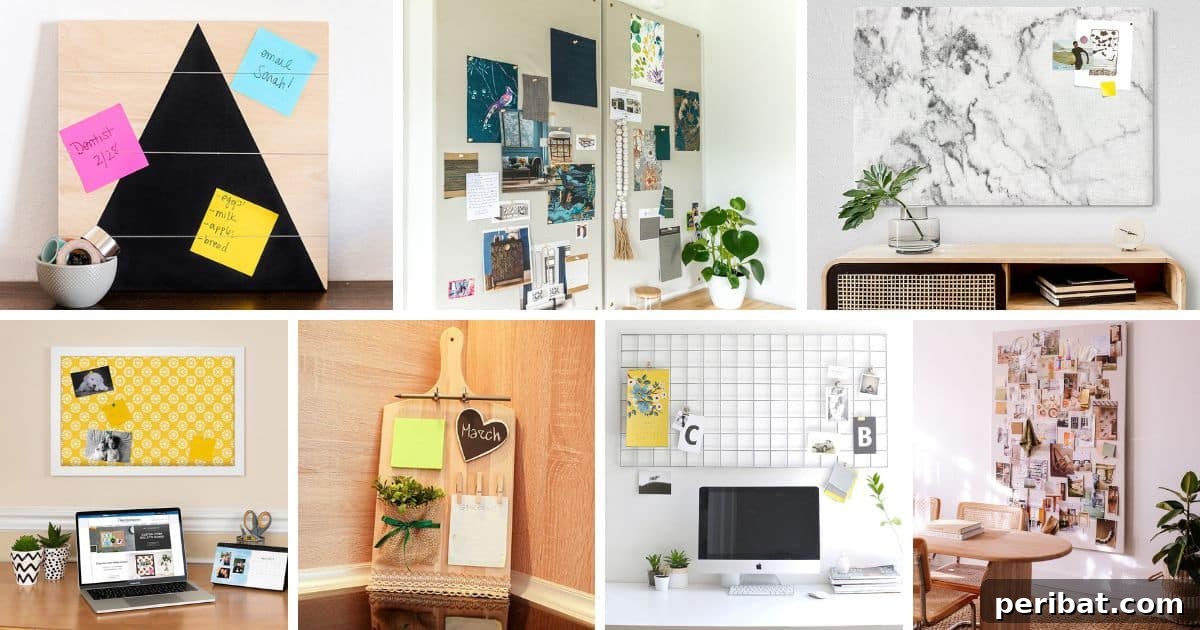27 Creative DIY Pinboard Projects 2 Diverse collection of 27 DIY pinboard ideas for creative organization and stylish home decor