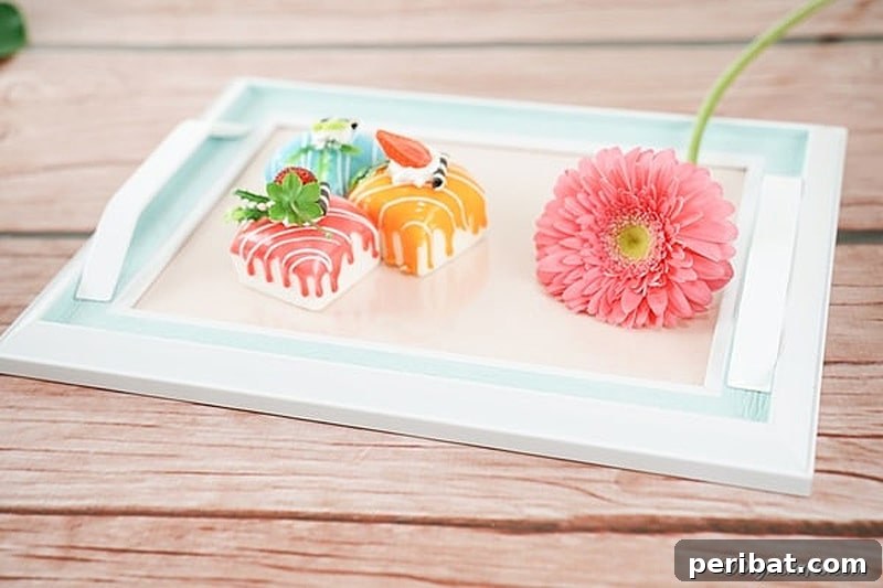 42 Creative DIY Serving Tray Projects 3 Elegant upcycled picture frame serving tray with decorative drawer pulls